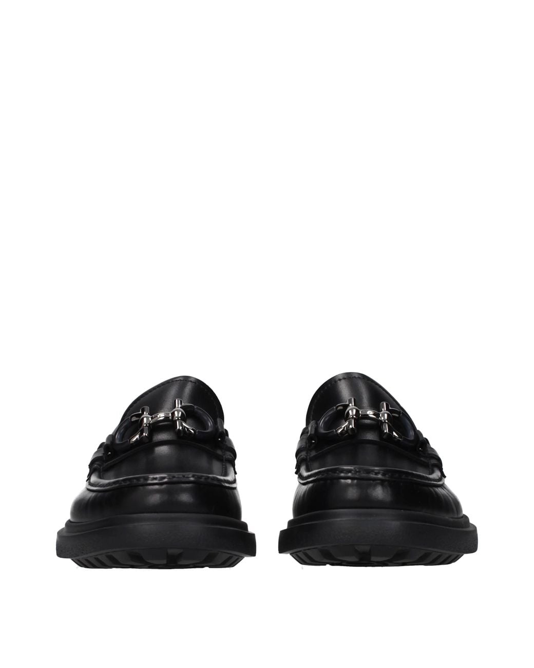Ferragamo Black Ready Moccasins Leather