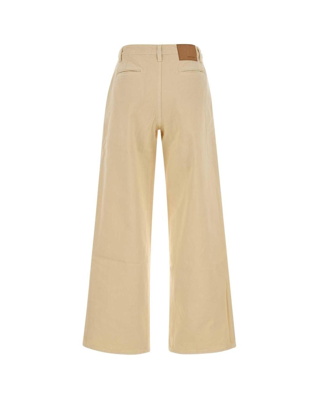 Magda Butrym Natural Sand Denim Jeans