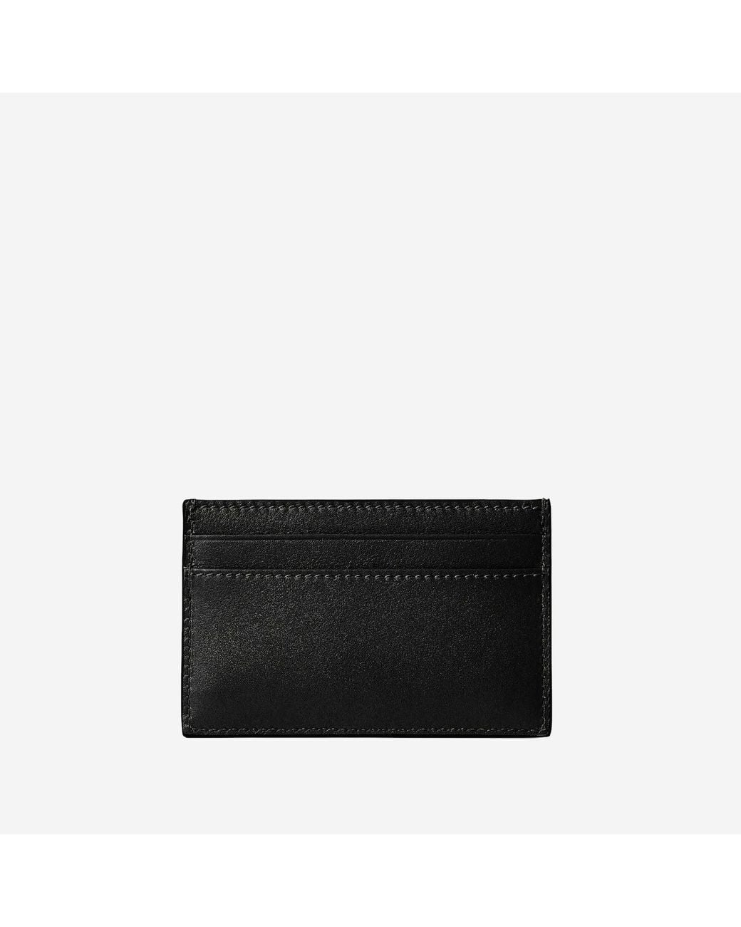 Gucci Black Leather Card Holder With Clamp