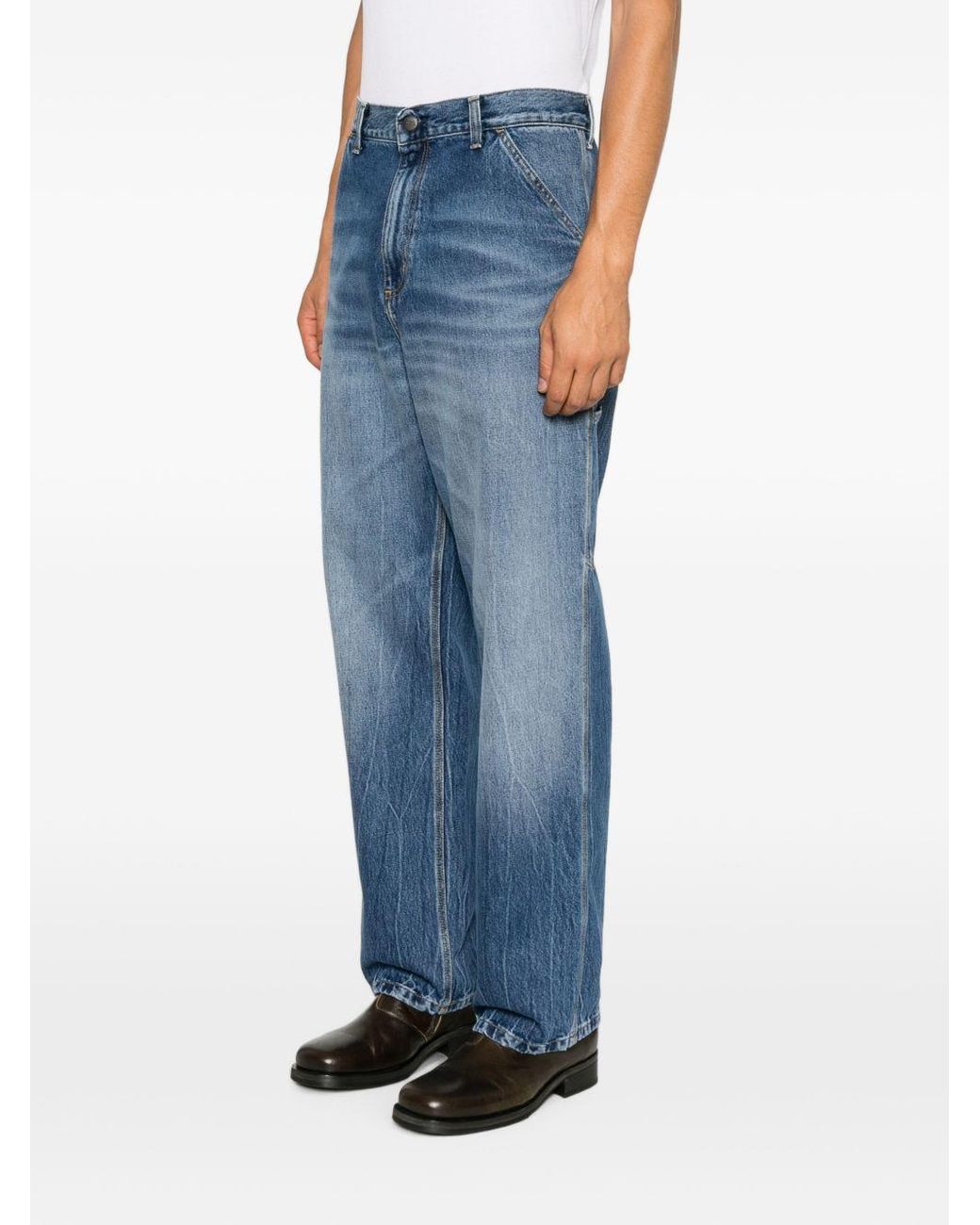 Carhartt Blue Denim Cotton Jeans