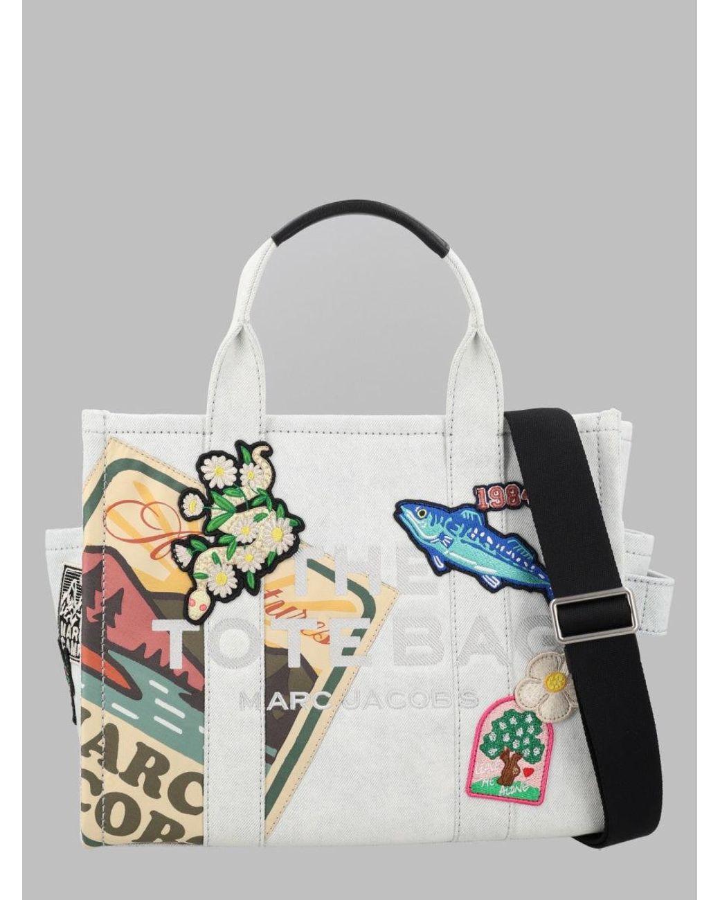 Marc Jacobs Metallic Borsa Tote "The Camp Patchwork" Medium