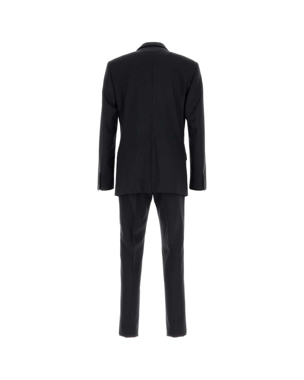 Dolce & Gabbana Black Midnight Stretch Wool Suit For for men
