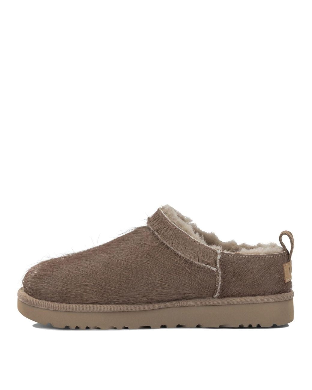 Ugg Brown "Micro" Pull On Ankle Boots