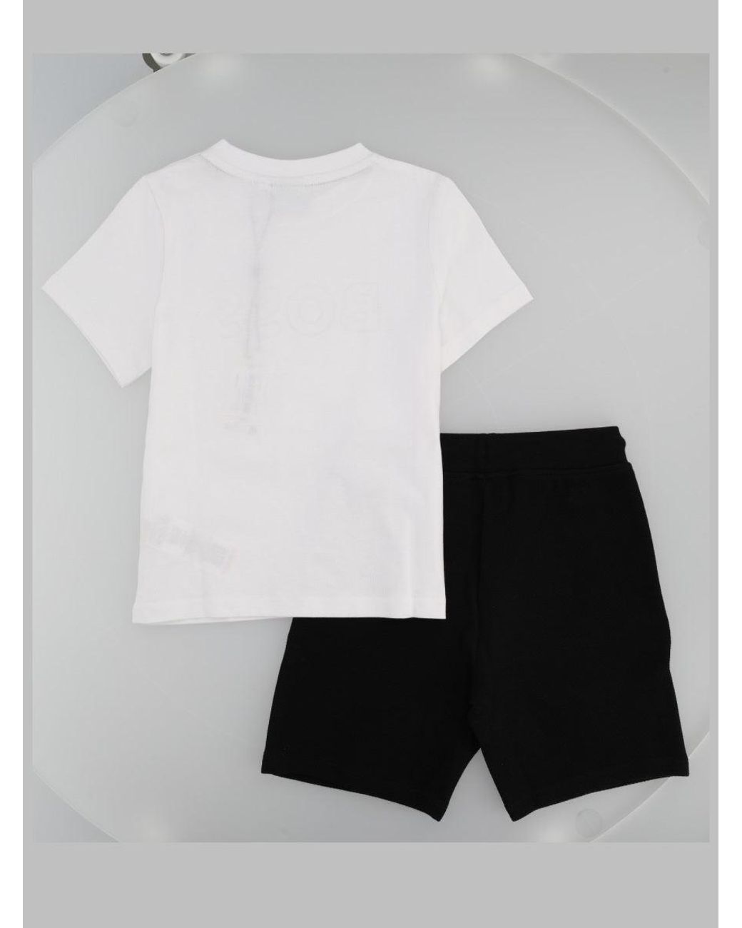 Boss White Set Sportivo T Shirt E Shorts