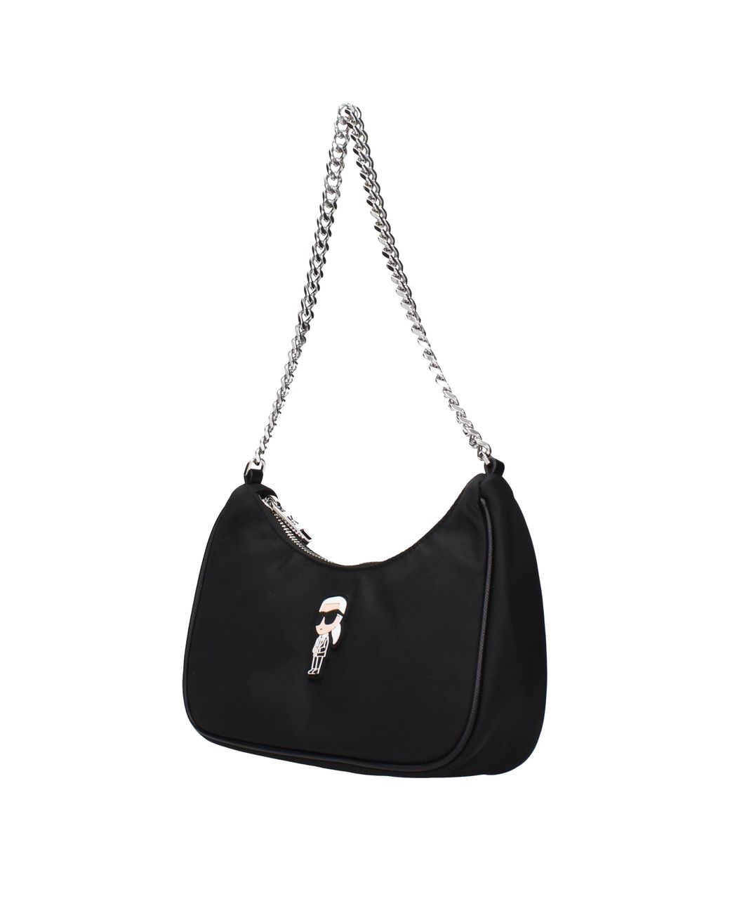 Karl Lagerfeld Black Shoulder Bags For