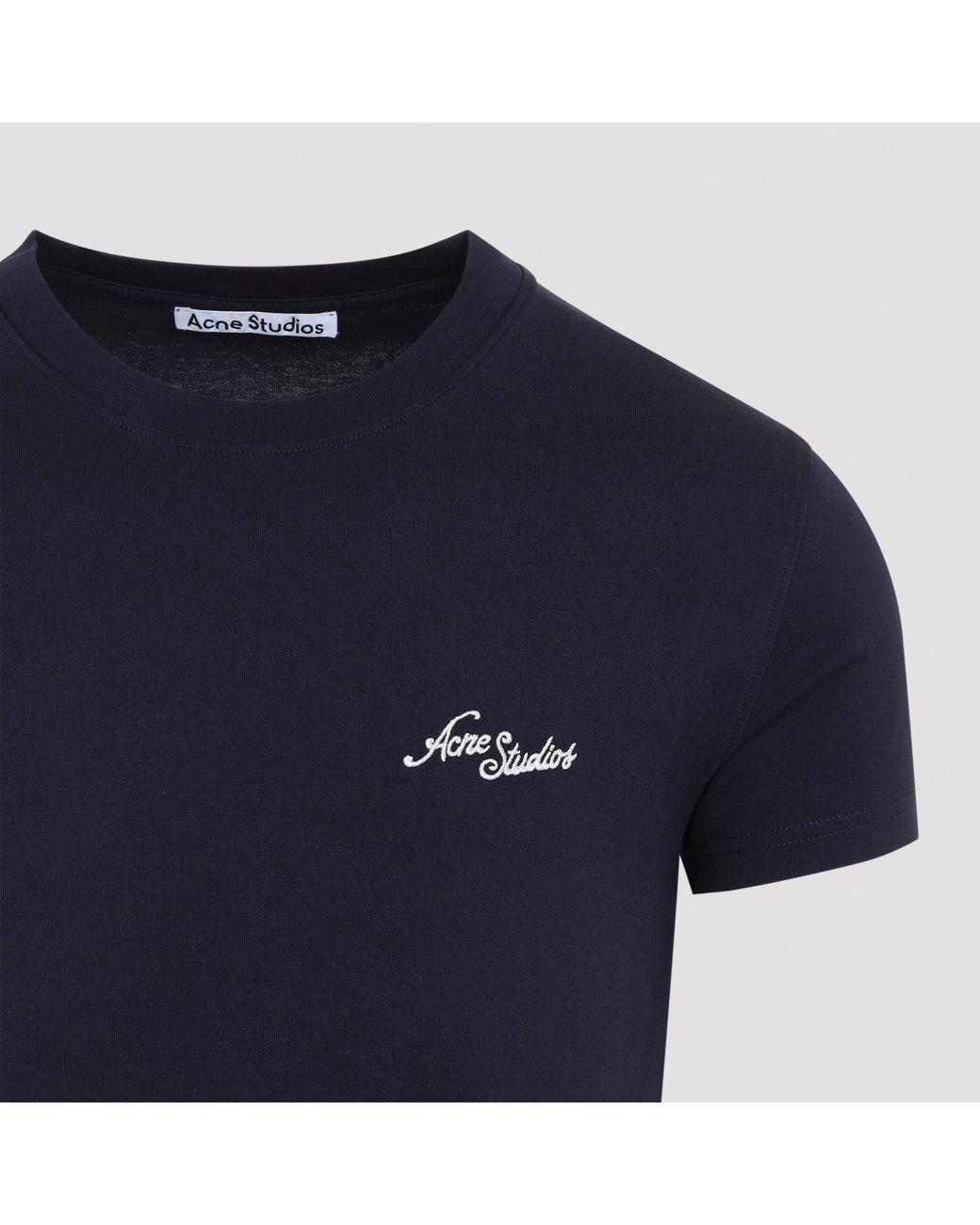 Acne T-shirt in het Blue