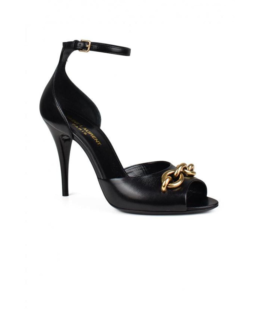 Saint Laurent Black Sandals Le Maillon