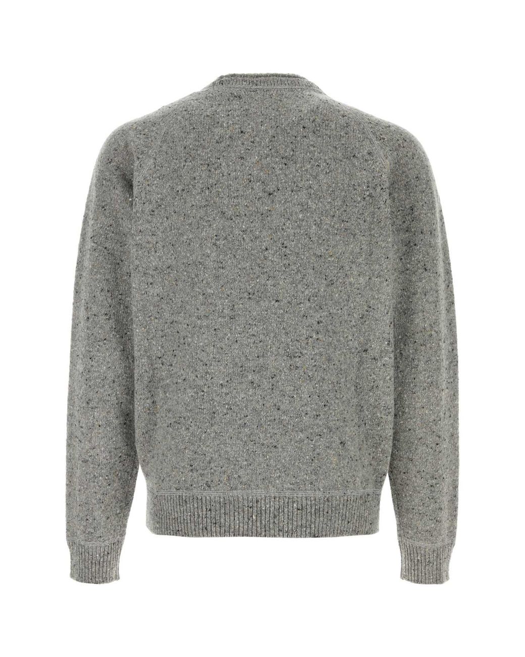 DSquared² Gray Dsquared Melange Wool Blend Sweater for men