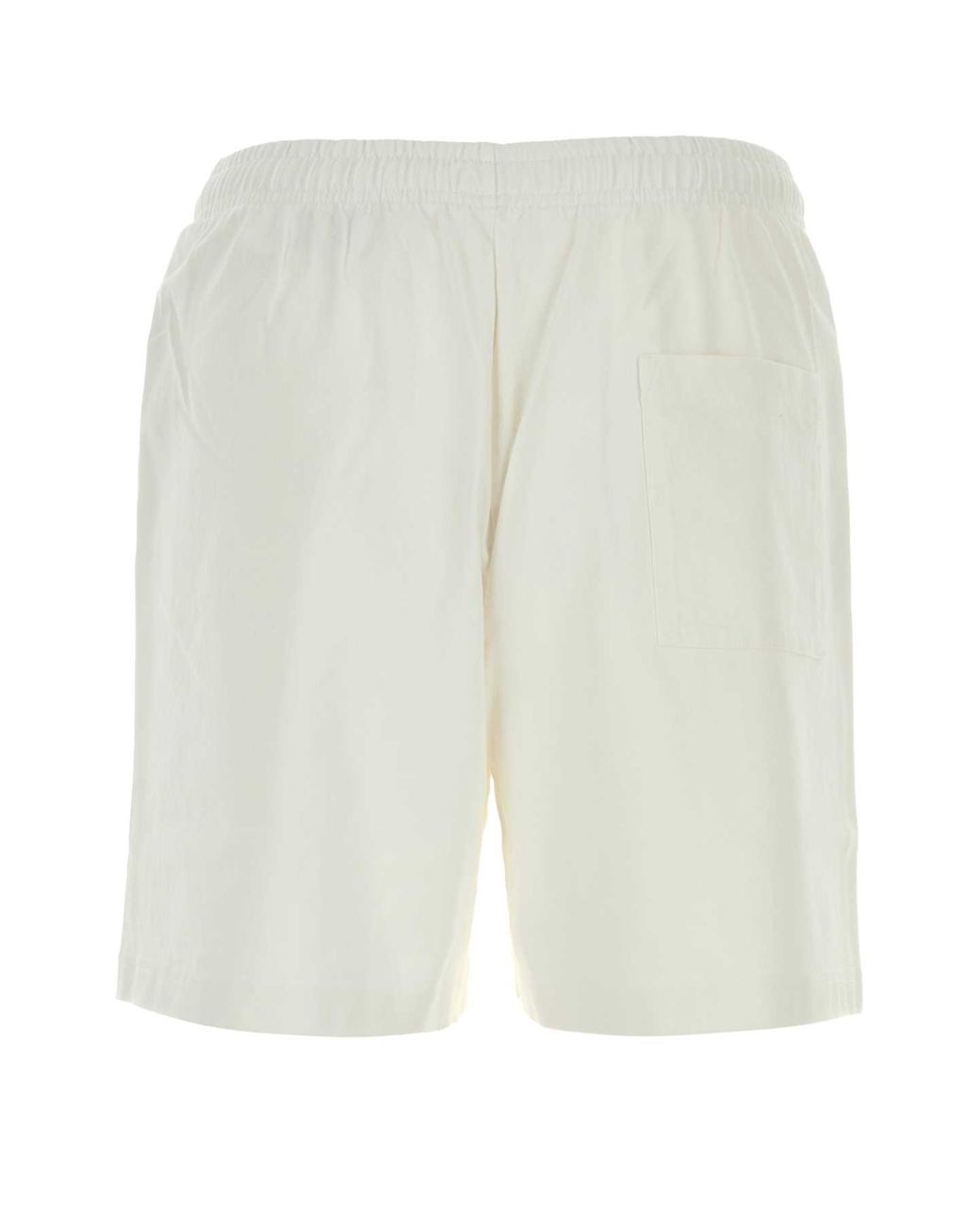 Sporty & Rich White Logo Shorts for men