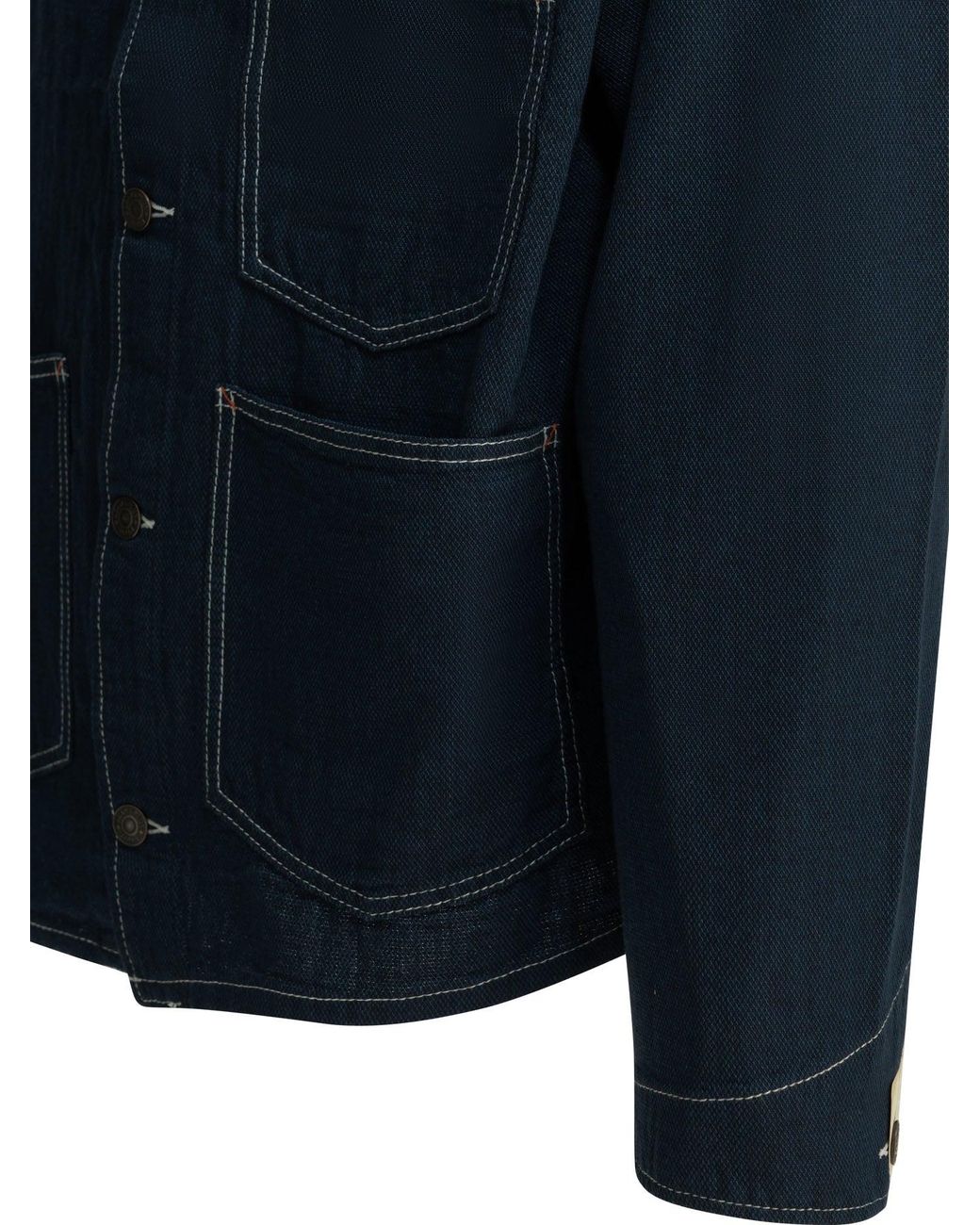 Beams Plus Spijkerjack "engineer". in het Blue voor heren