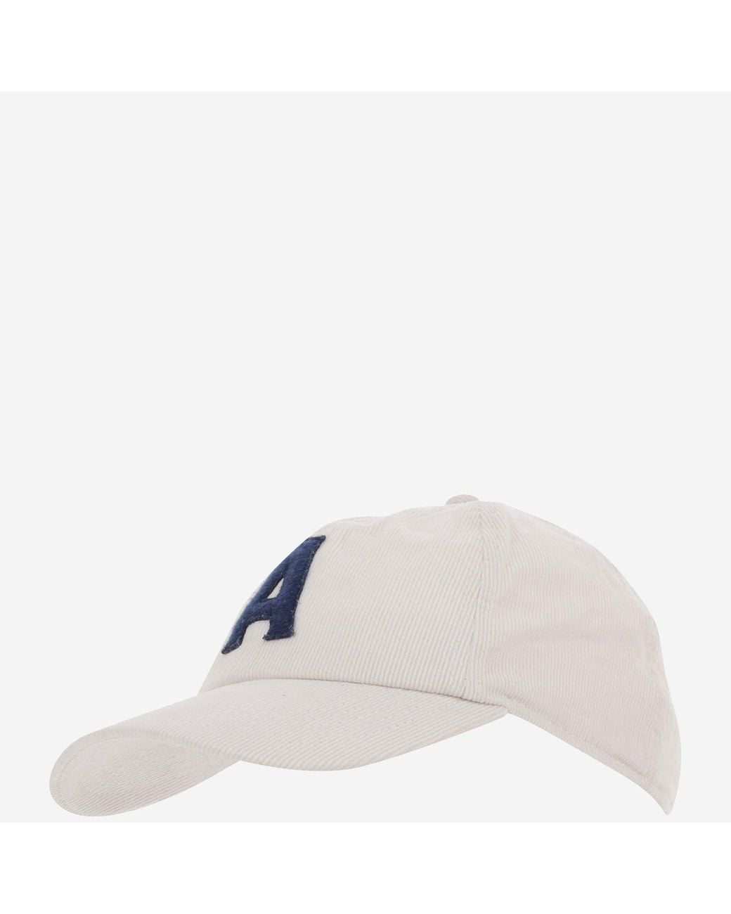 Autry Blue Cotton Baseball Cap With Logo