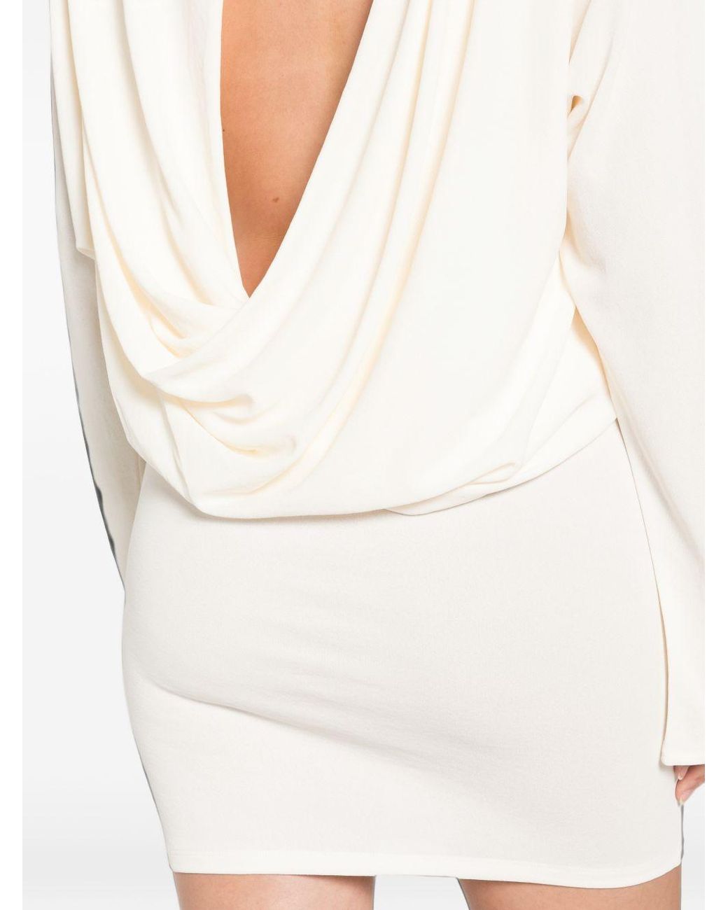 Jacquemus White Mistral Short Dress