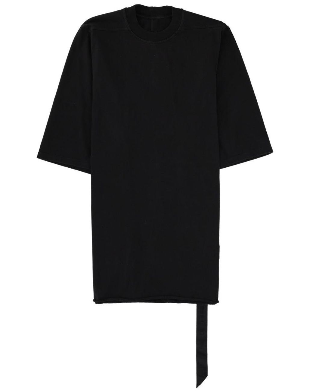 Rick Owens Black T-Shirt "Jumbo Ss"