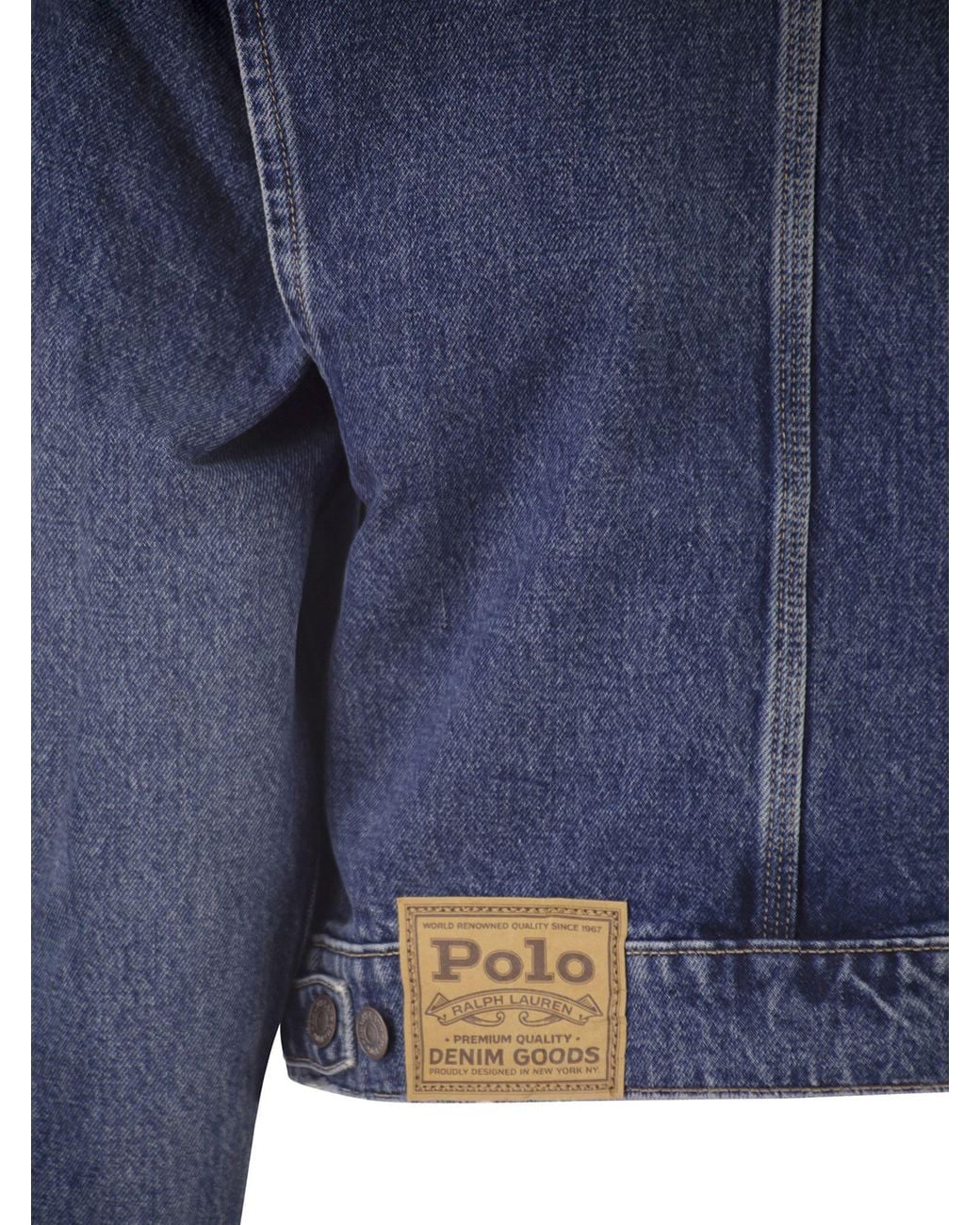 Polo Ralph Lauren Blue Denim Dungaree Jacket