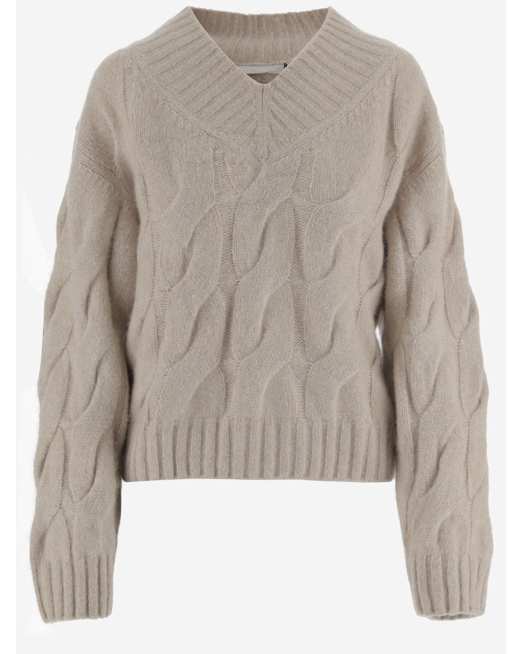 Allude Natural Cashmere And Silk Sweater