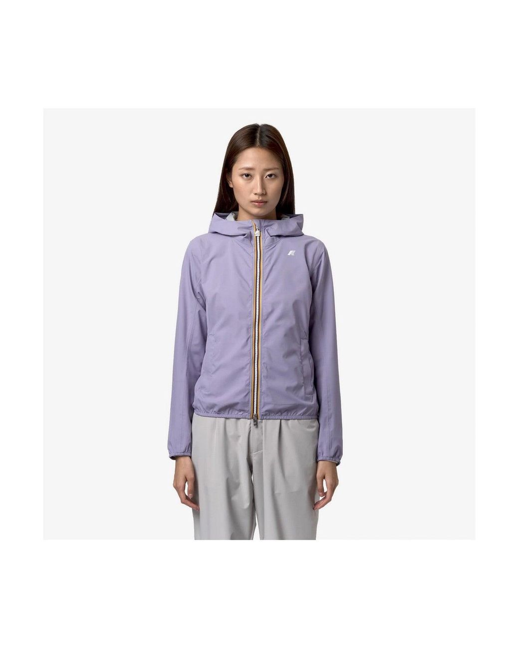 Chaquetas Violeta K-Way de color Purple