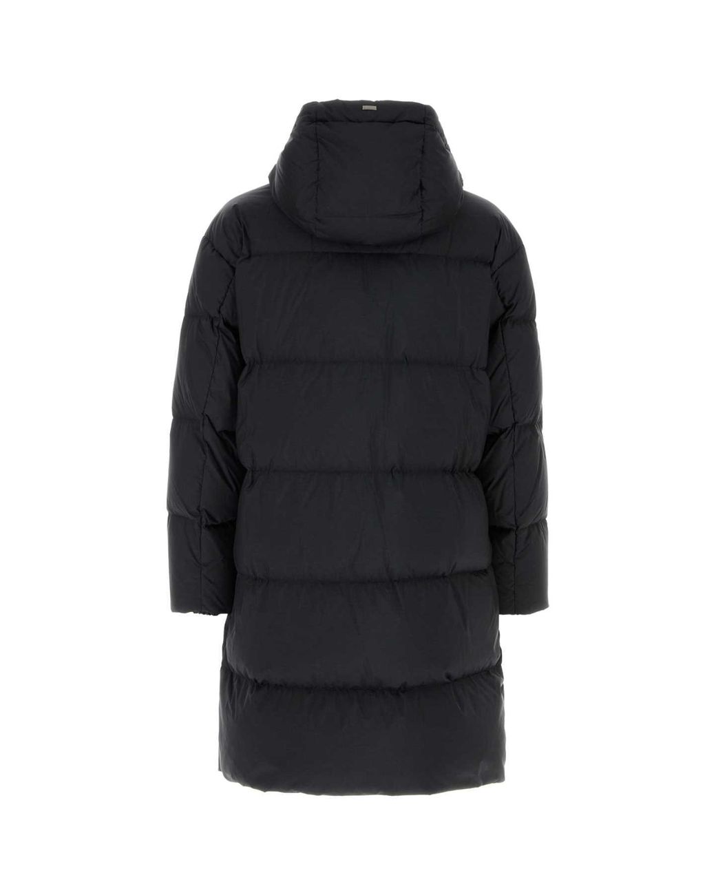 Herno Black Quilted Down Jacket for men