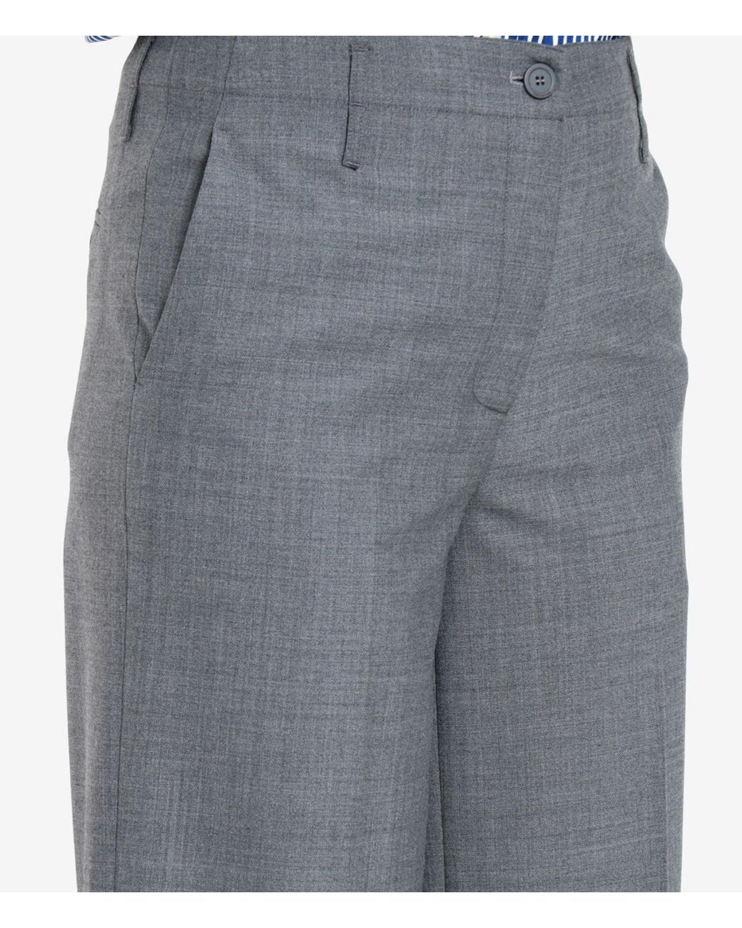 Semicouture Gray Trousers