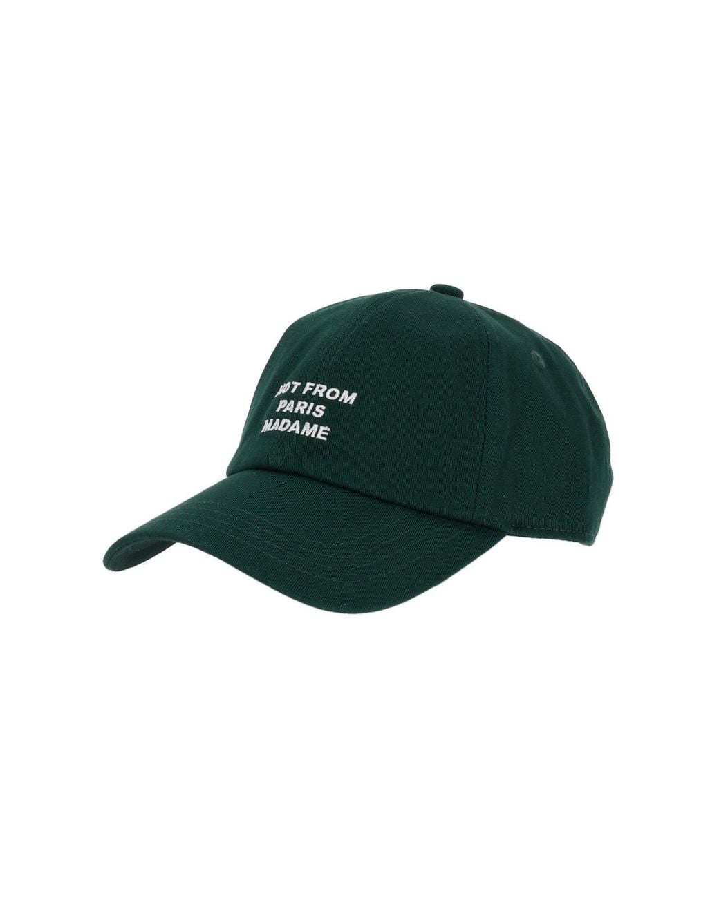 Drole de Monsieur Green Dark Slogan Cap