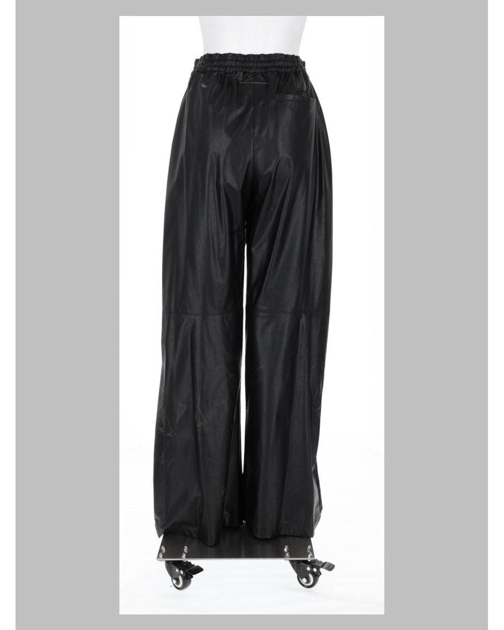 MM6 by Maison Margiela Black Pantalone Ampio