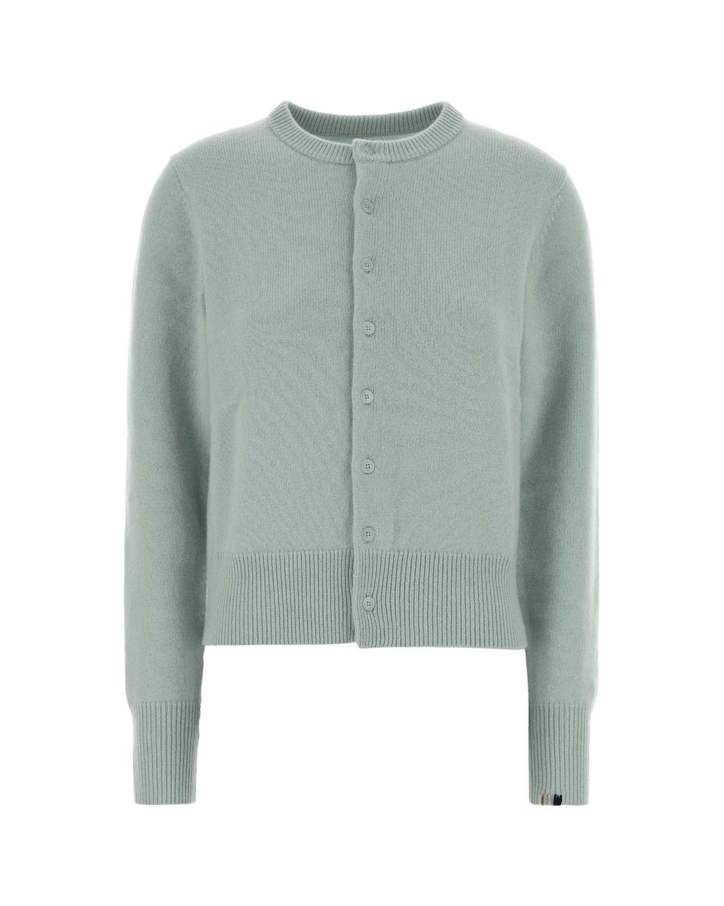 Extreme Cashmere Green Pastel Cashmere Cardigan N°435