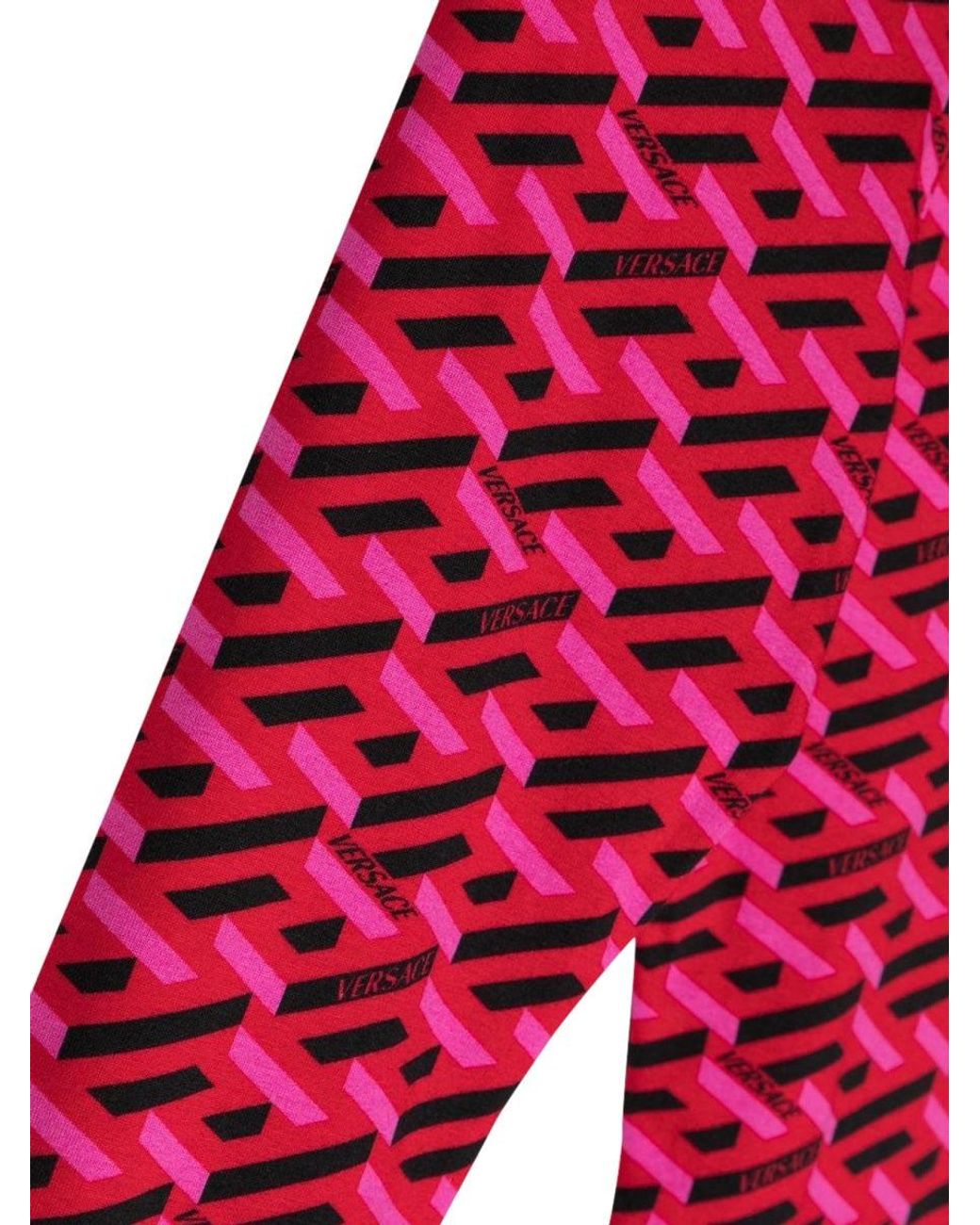 Versace Red Leggings