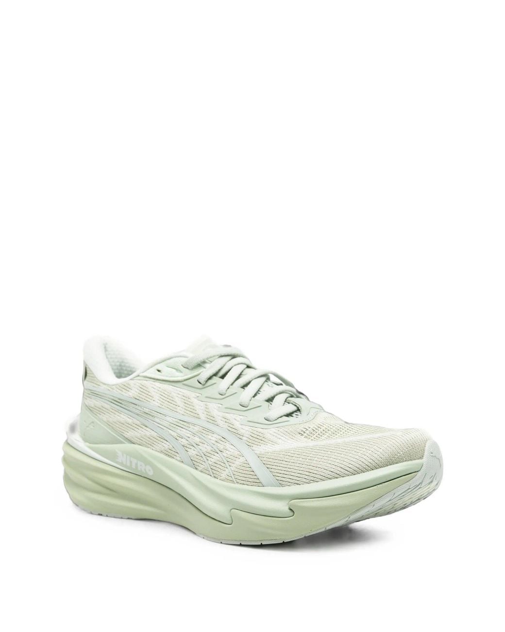 PUMA White Deviate Nitro 4 Wns