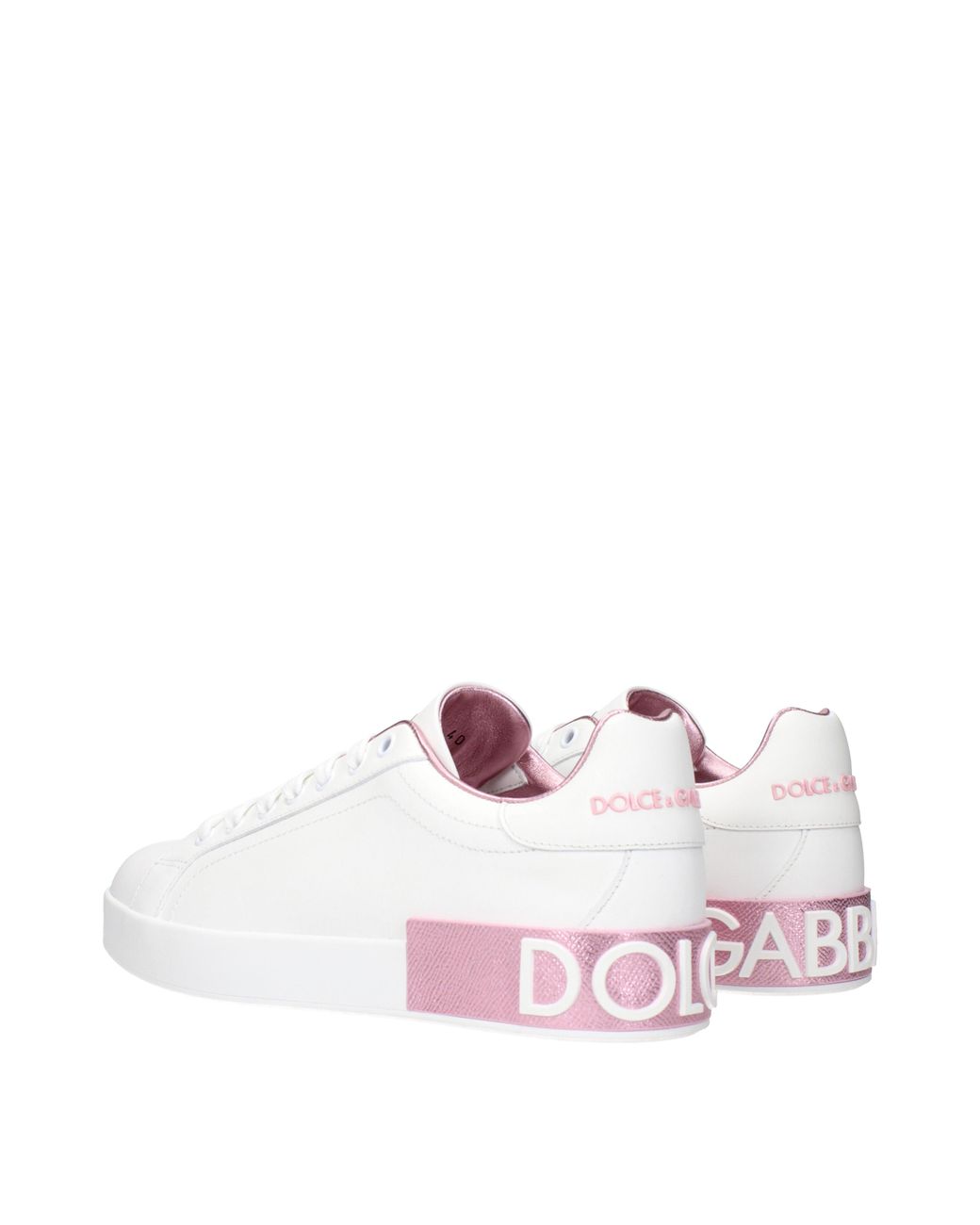 Dolce & Gabbana White Dolce&Gabbana Sneakers Portofino Leather