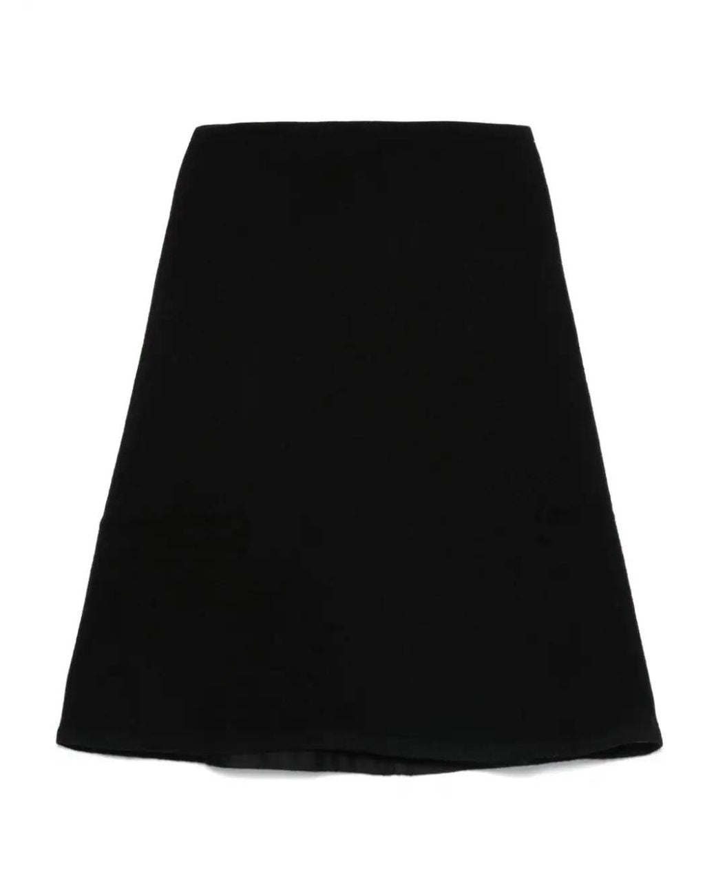 Rick Owens Black Virgin Wool Cowl Scarf for men