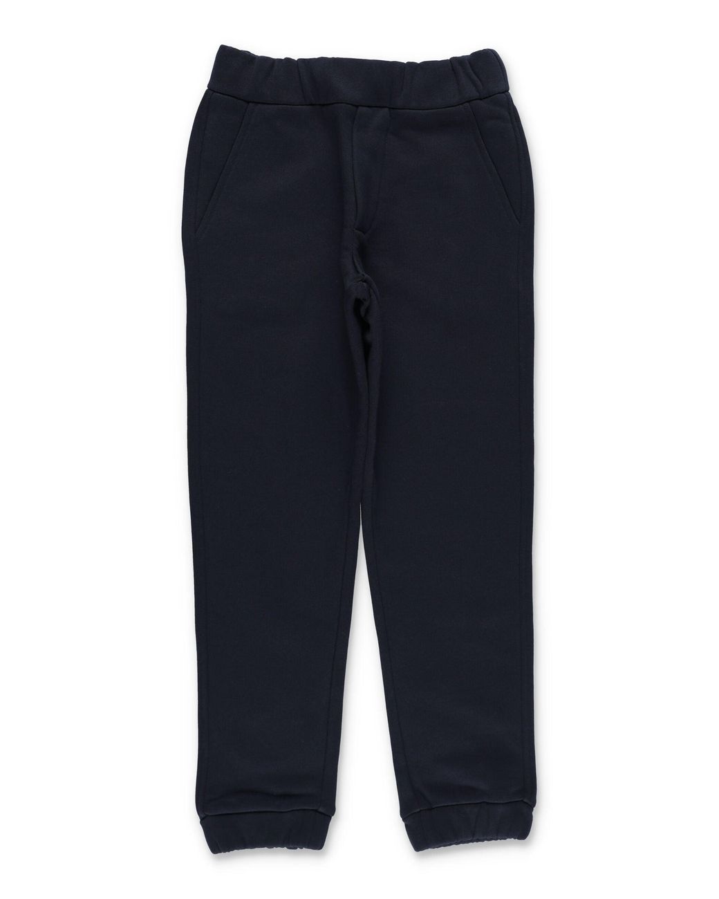 Moncler Blue Boy's Brushed Cotton Zip-Up Hooded Tracksuit Set