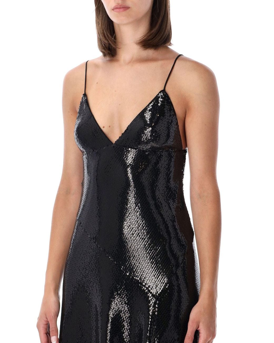 Alberta Ferretti Black Alberta Ferretti Sequin Dress