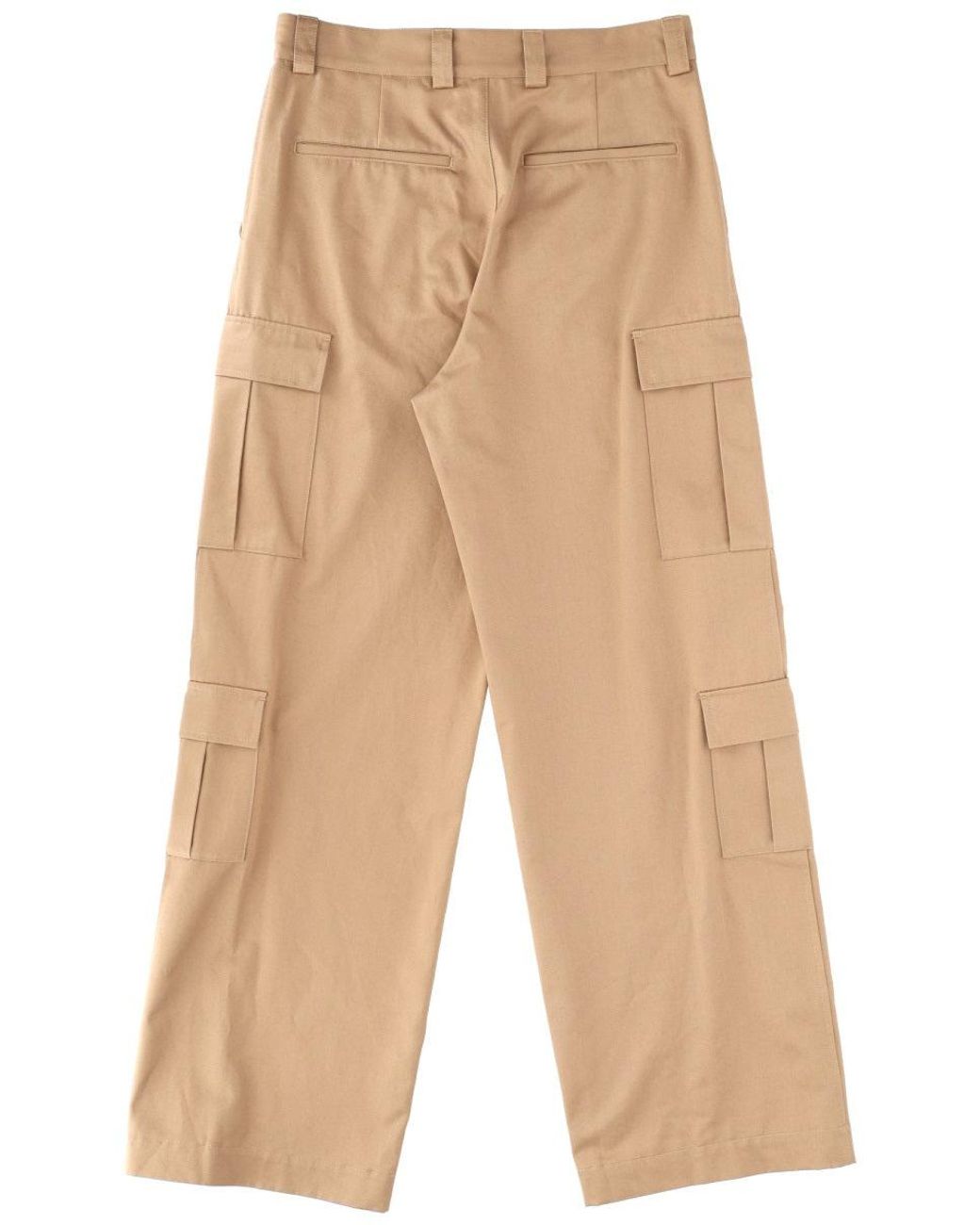 MSGM Natural Relaxed Cargo Pants for men