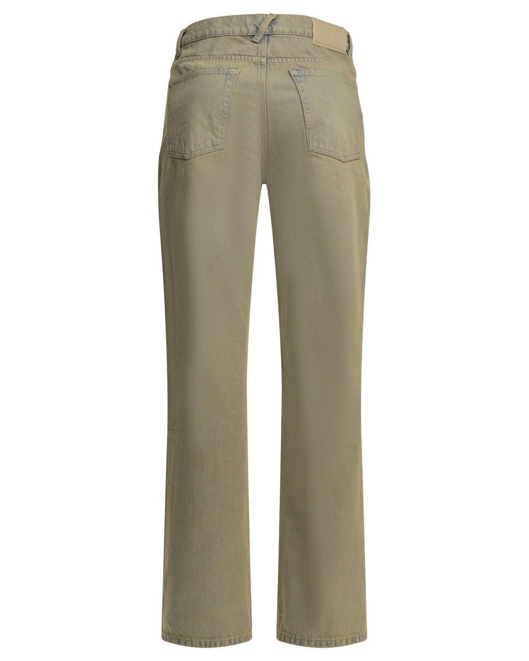 Our Legacy Green 70S Cut Cotton Polyester Straight Leg Jeans