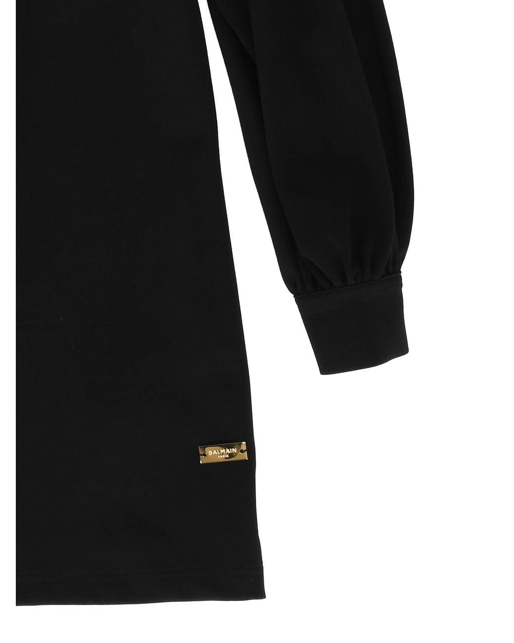 Balmain Gebreide Jurk in het Black