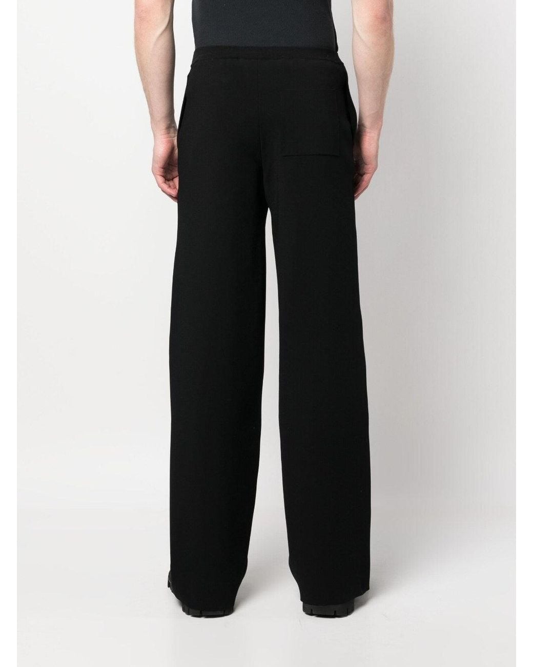 Ferragamo Black Wide Leg Trousers