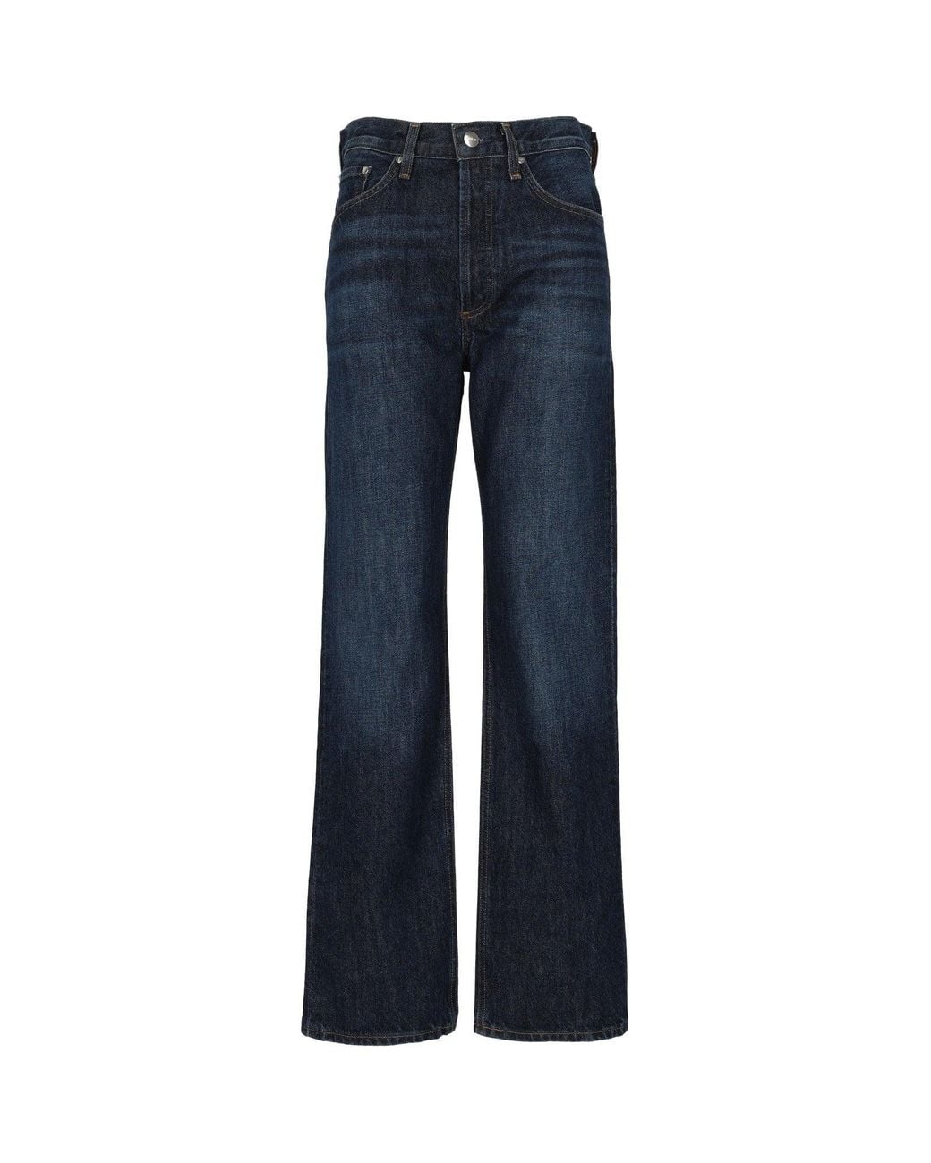 Agolde Blue Lana High Rise Vintage Strt