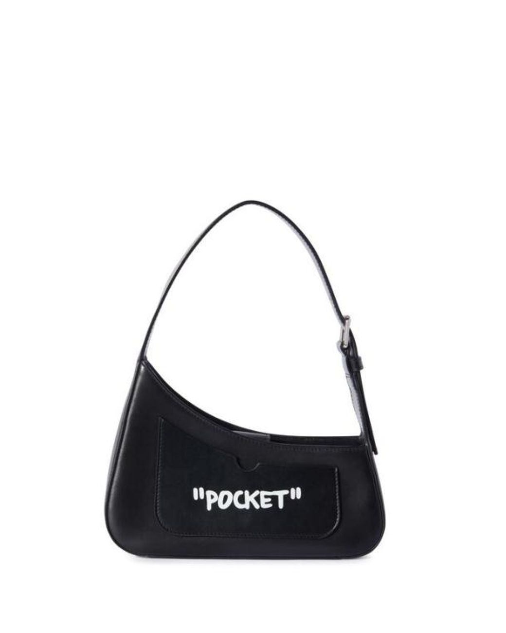 Off-White c/o Virgil Abloh Blue Jitney Shoulder Quote