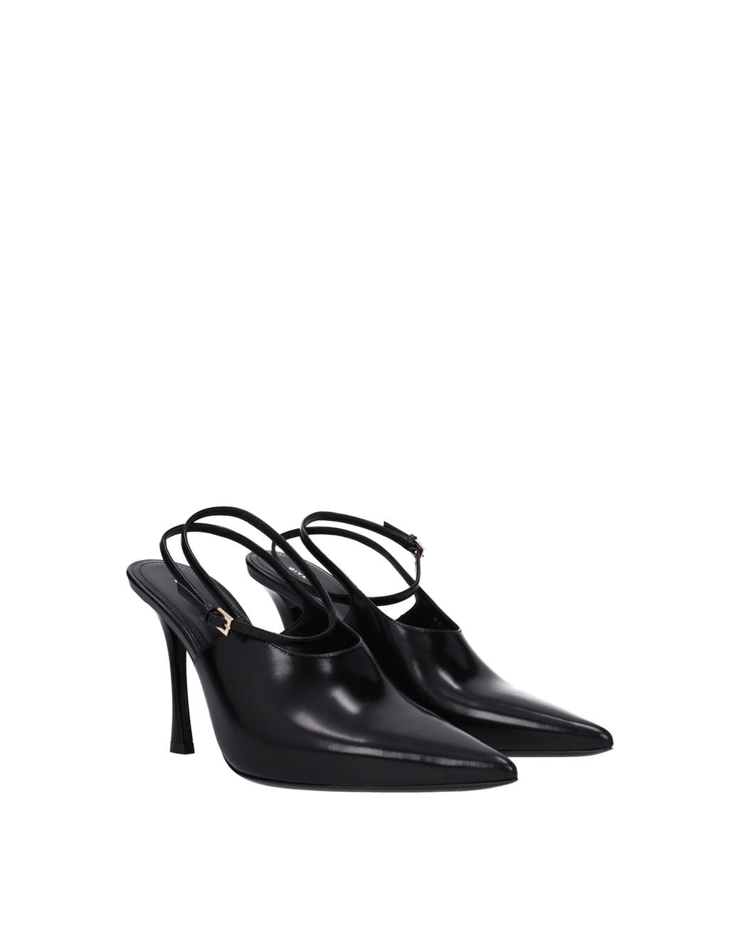 Givenchy Black Slingback Pointed Toe Heels