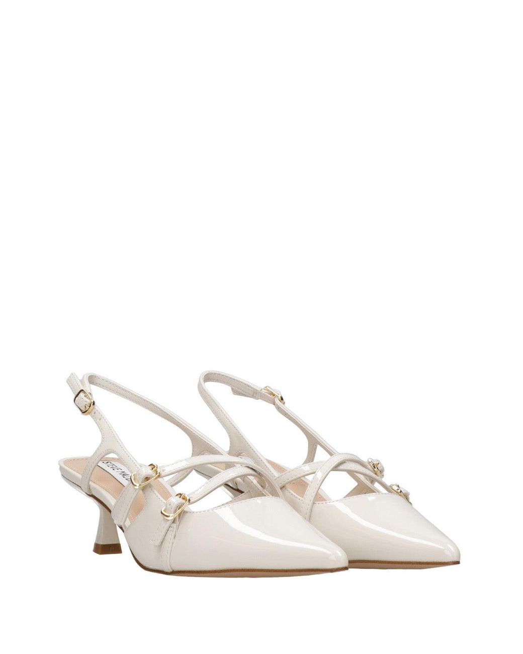 Steve Madden White With Heel