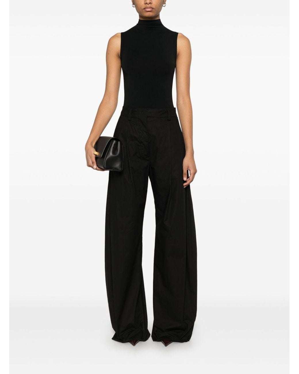 Wolford Black Sleeveless Bodysuit