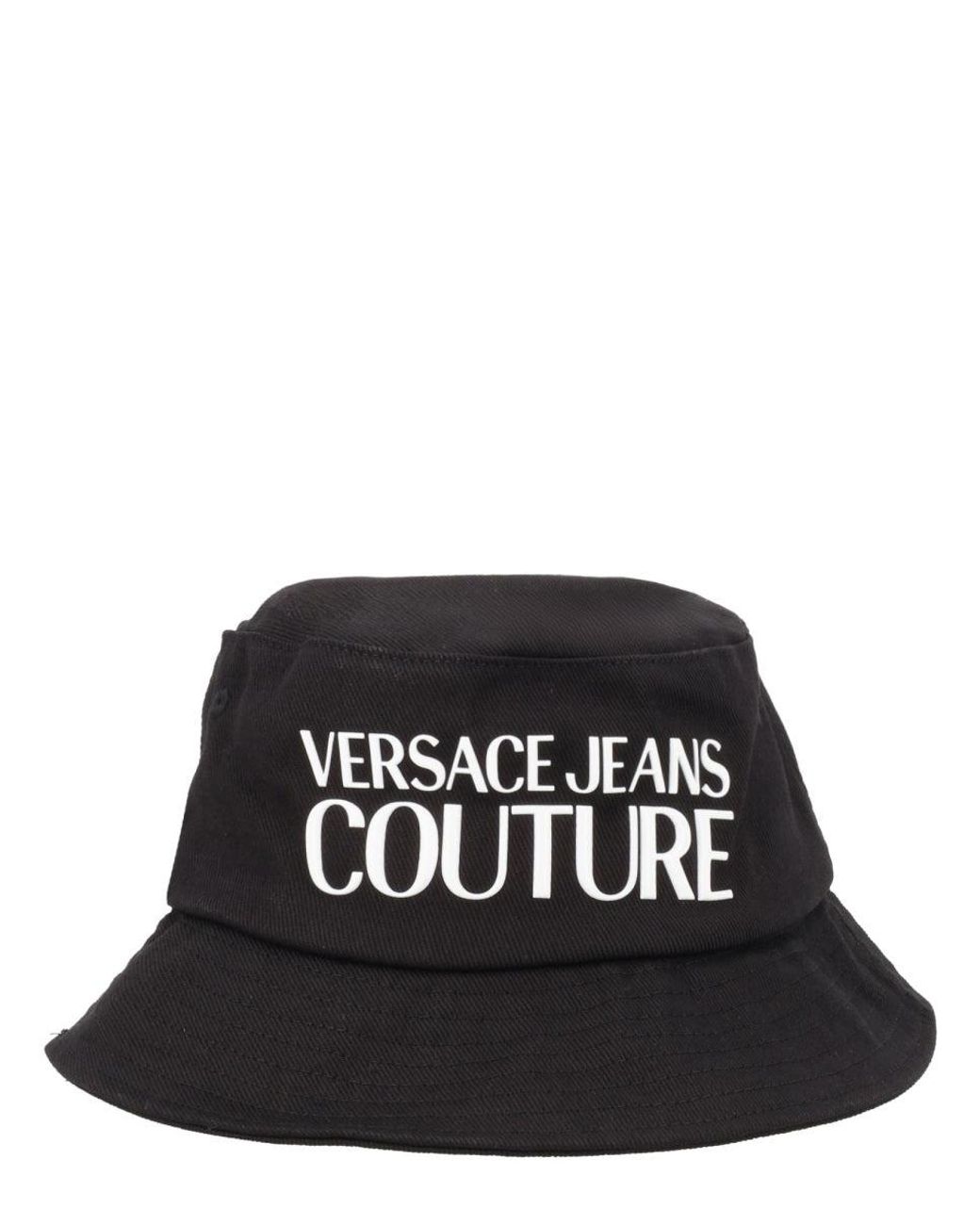 Versace Jeans Couture Black Cotton Hat for men