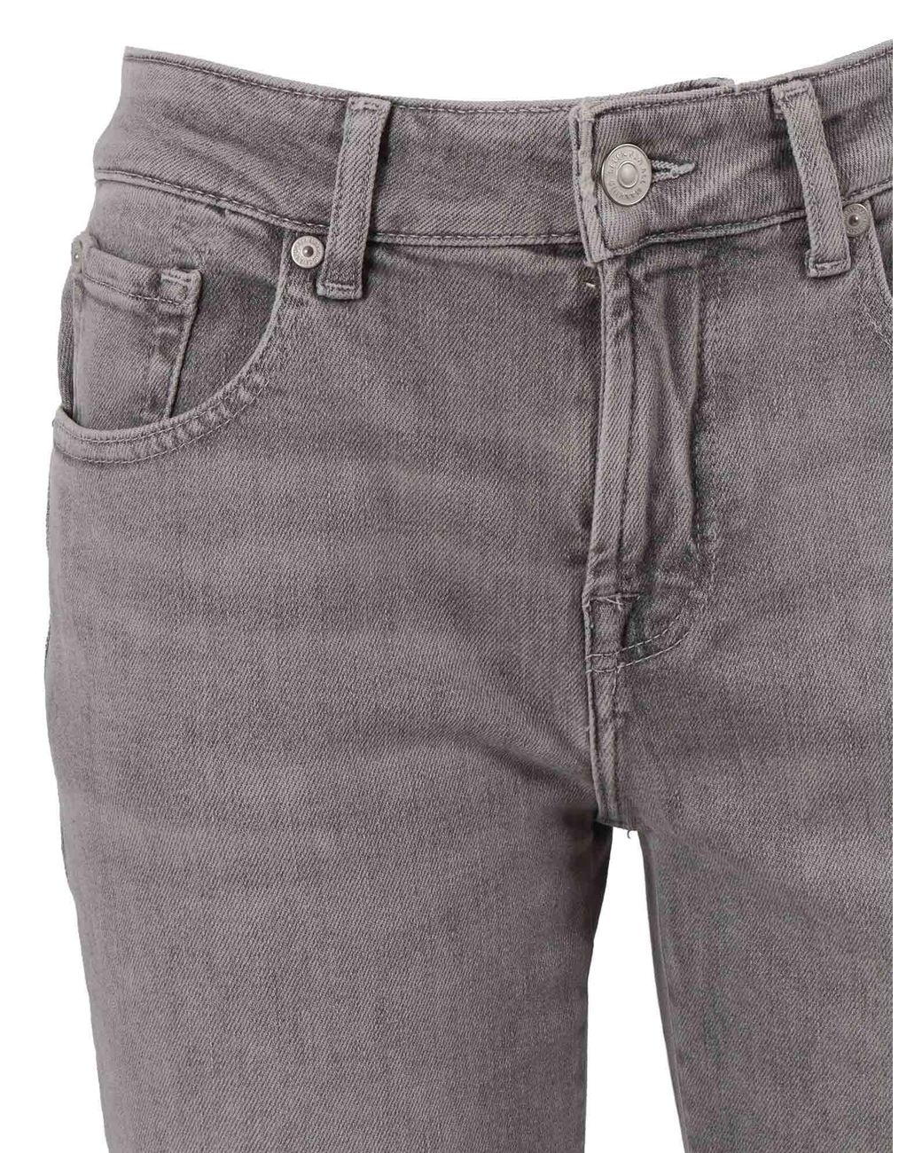 7 For All Mankind Gray Calie Straight Panalu