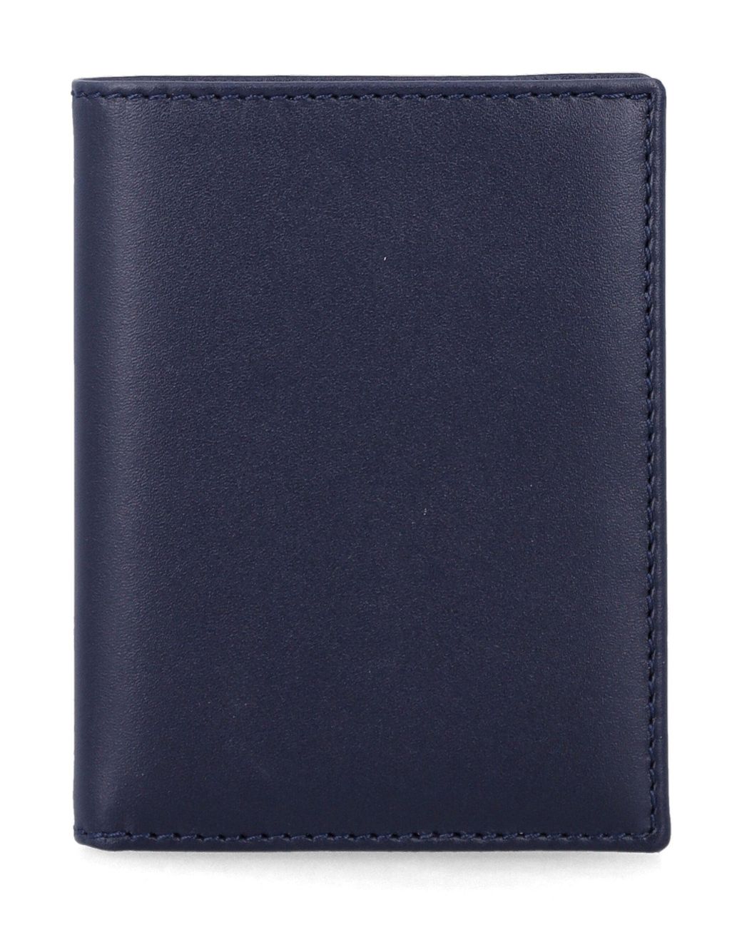 Comme des Garçons Blue Classic Leather Cardholder