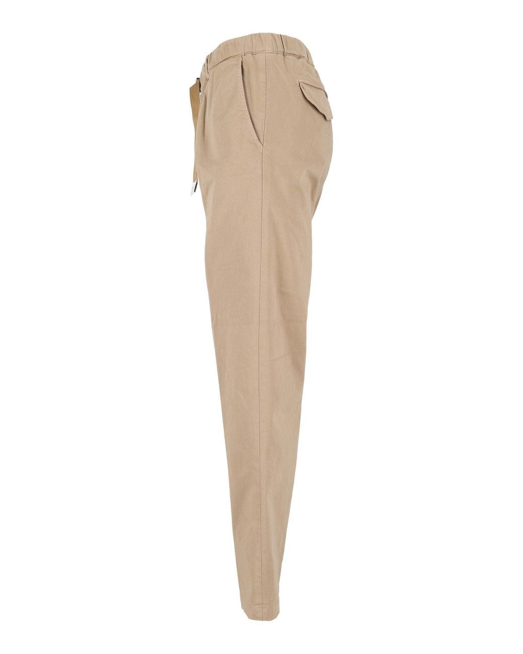 White Sand Natural Pantalone Lungo Gabardine