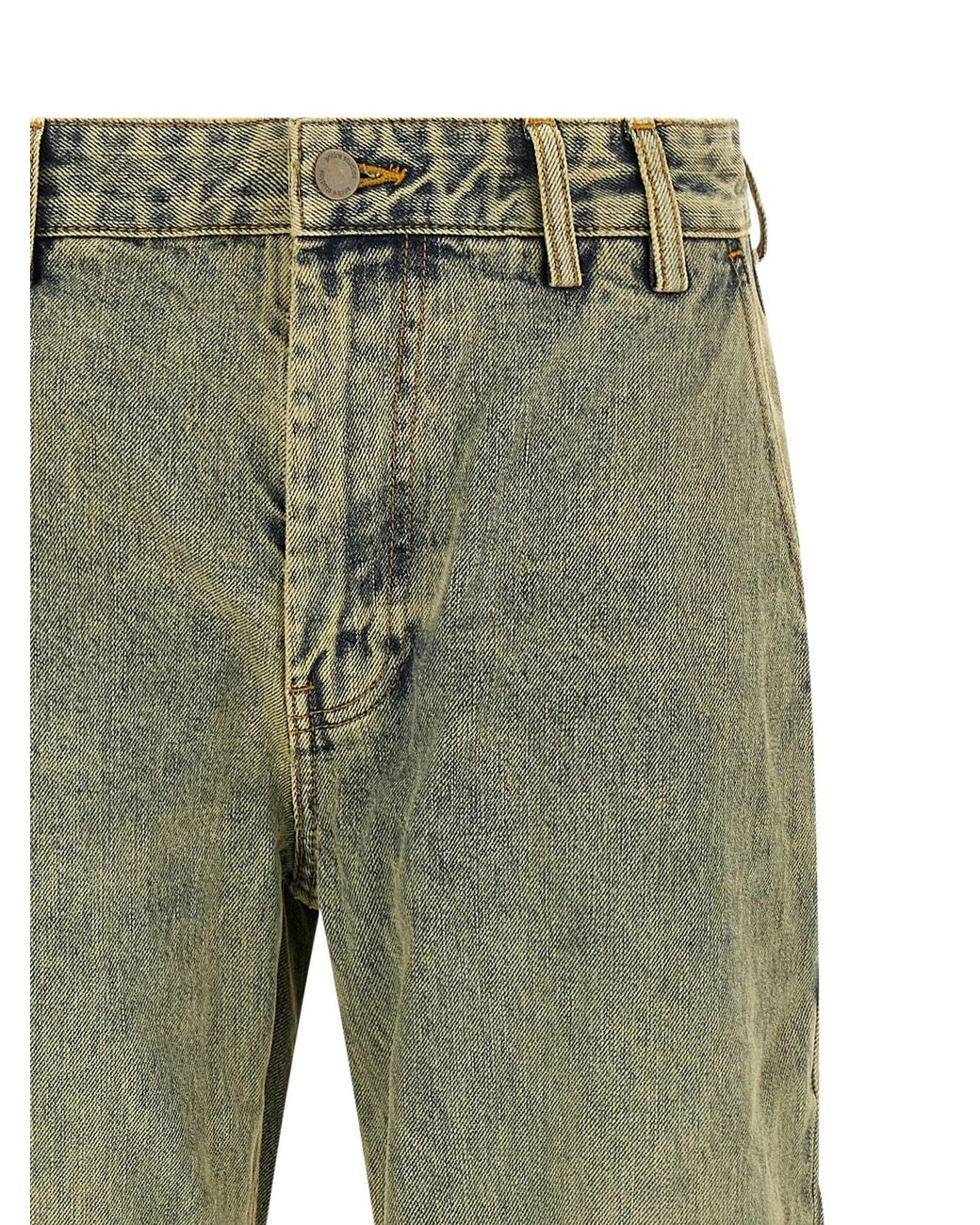 Entire studios Green Cuff Jean Surface Wave