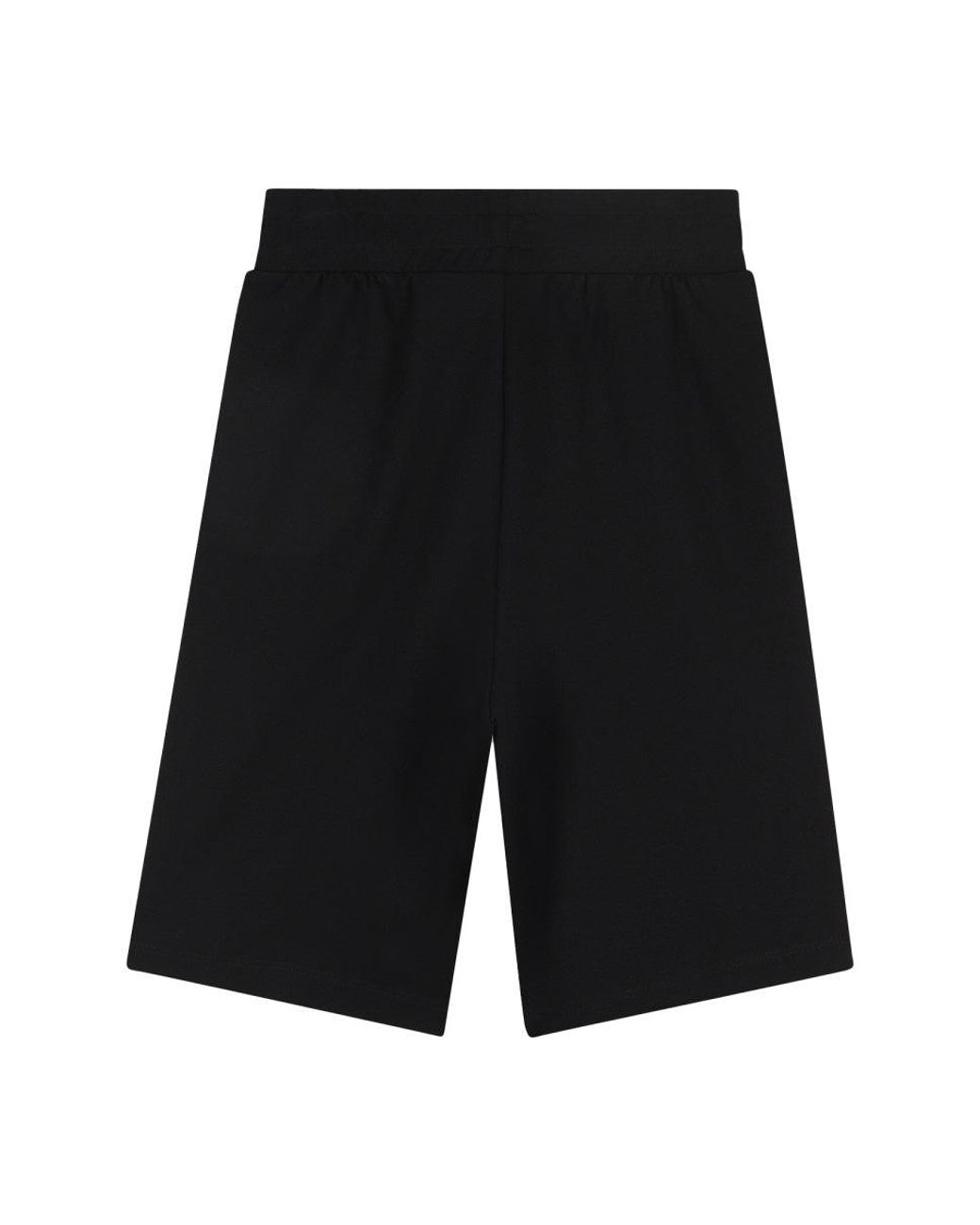 DKNY Black Bermuda Con Logo