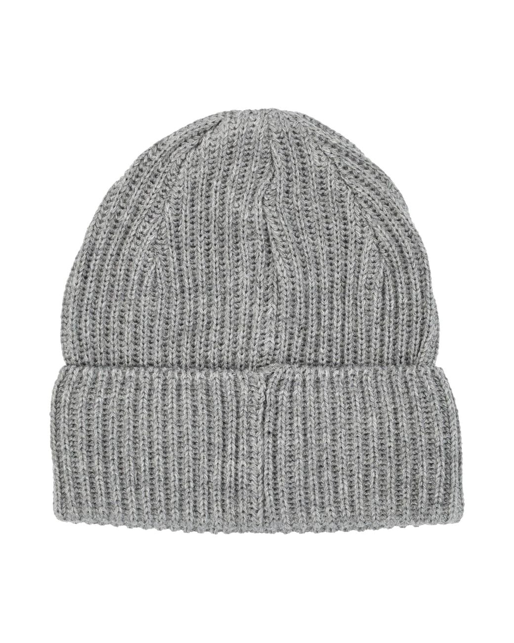 Kavu Gray Ribbed Knit Beanie Hat