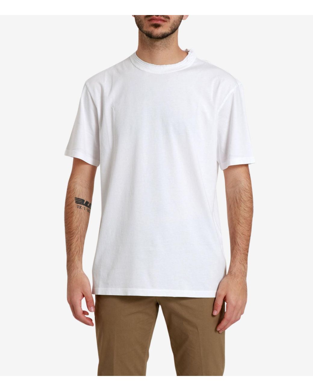 Grifoni White T Shirts And Polos