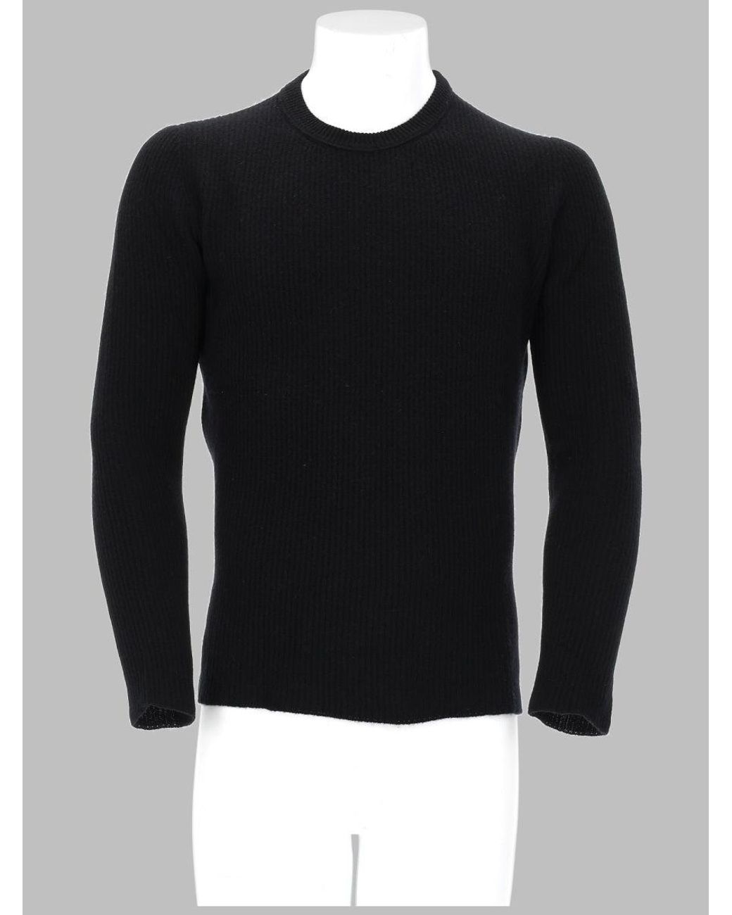 Roberto Collina Black Cashmere Jumper for men