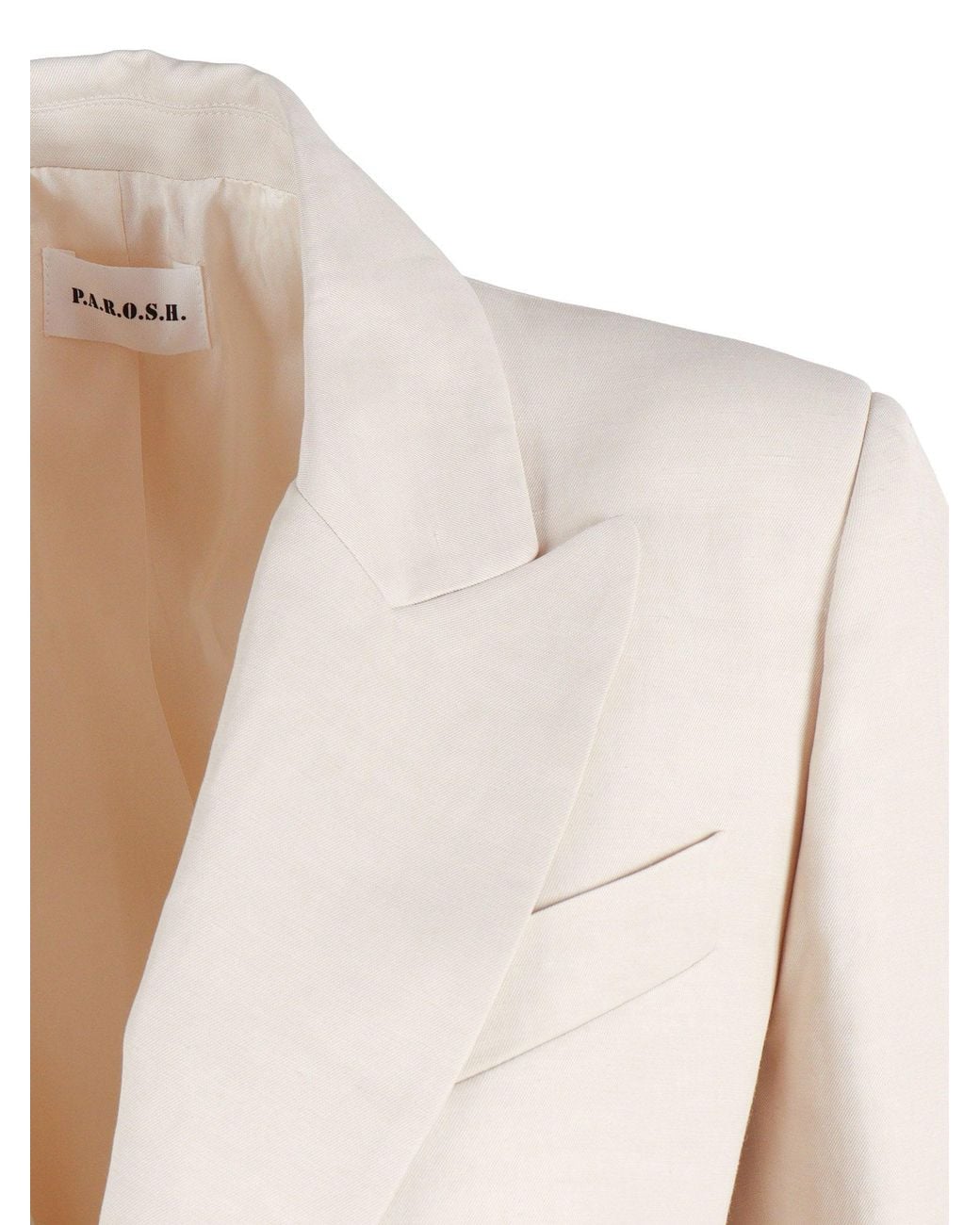 P.A.R.O.S.H. Natural Single Breasted Jacket